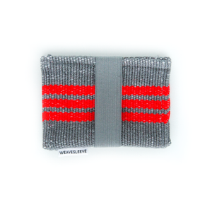 Rojo Striped Two Pocket Wallet